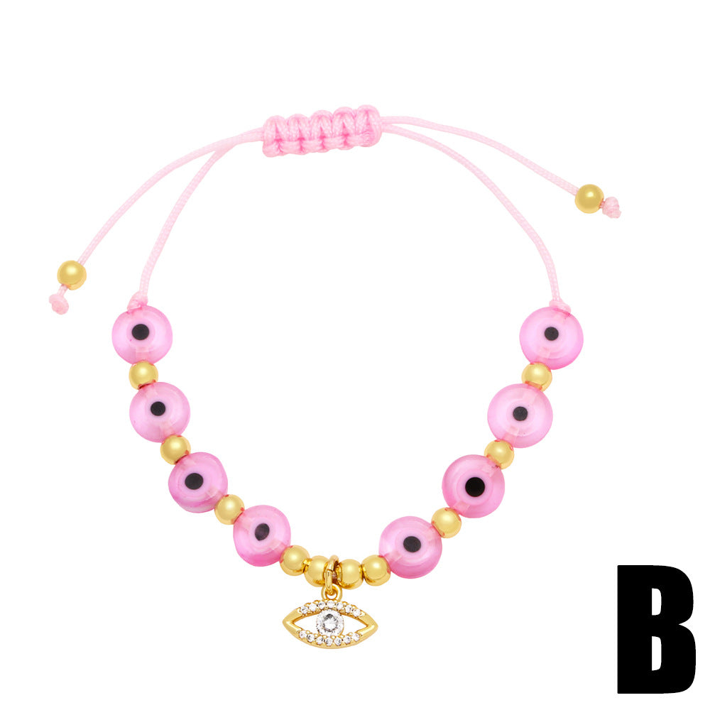 Wholesale Devil's Eye Copper Bracelet